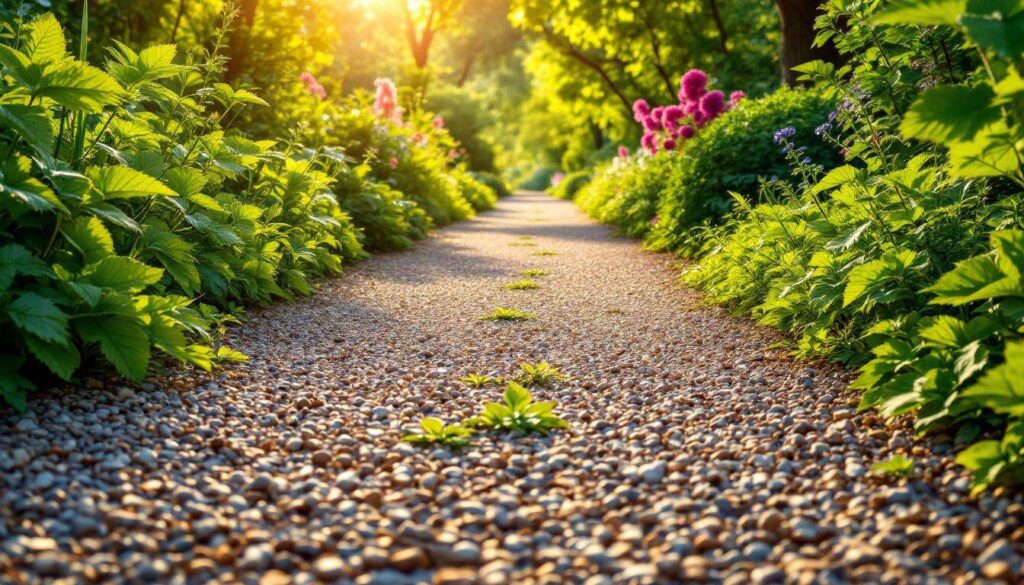 Erbacce nei vialetti di ghiaia: questo sistema segreto dei paesaggisti ferma tutto per anni, anche in inverno