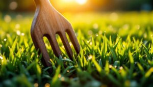 Dare un colpo di forca al prato: il gesto dimenticato che rende l'erba più verde