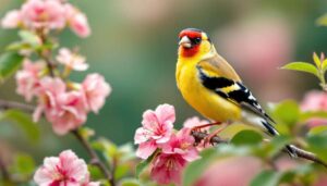 Qual è il significato della presenza del magnifico cardellino nel mio giardino?