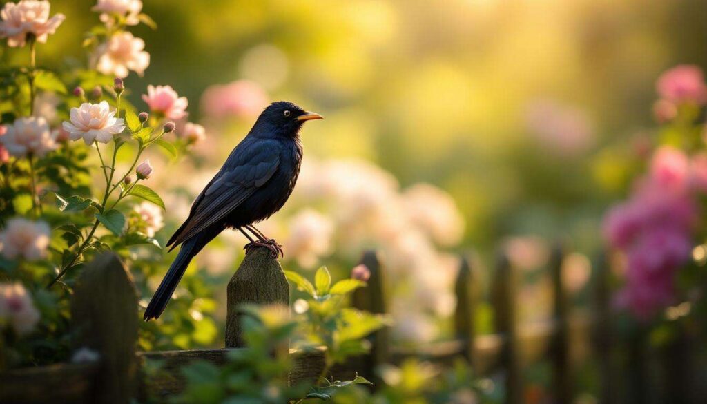 Qual è il vero significato della presenza di un merlo nel vostro giardino?