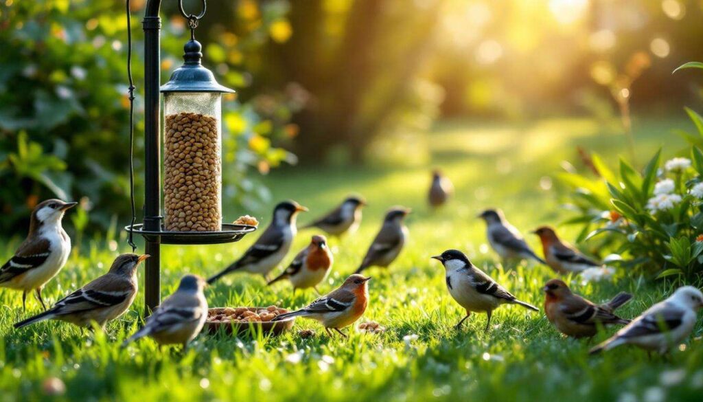 Quando smettere di nutrire gli uccelli del giardino?