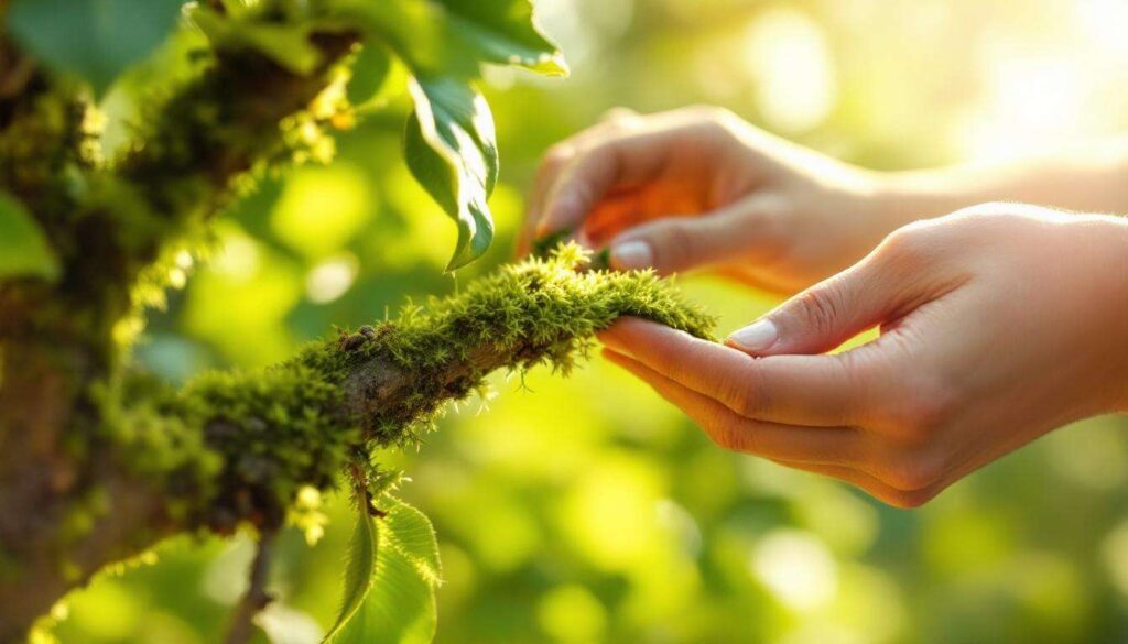 Cosa usano i giardinieri furbi sui fruttiferi per eliminare il muschio in modo naturale