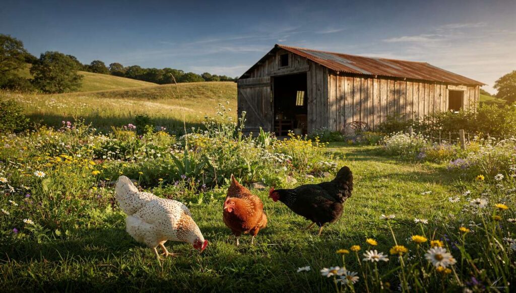 Se lasci le galline libere in giardino senza recinto potresti essere fuorilegge
