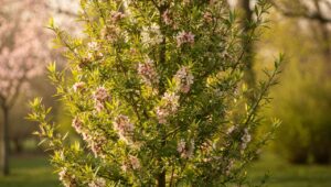 Questo albero cresce veloce come il bambù ma la sua fioritura primaverile trasforma tutto